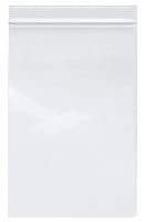 Vista 1 de 200 bolsas de plástico transparente de 6 x 9 pulgadas, bolsas de polietileno con cierre resellable de 2 mil con cierre resellable