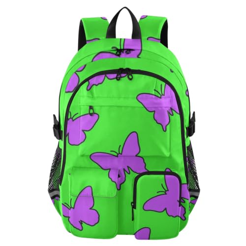 Mochila escolar de mariposas para el instituto y viajes de fin de semana