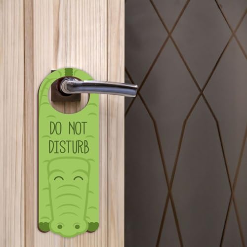 Image of CVANU Do Not Disturb Wooden Door Sign Hanger Size(24cm x 8.5cm) cv73