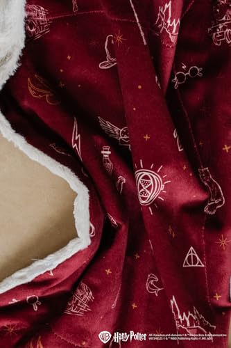 Image of Saranoni Minky Lush Harry Potter Icons Baby Blanket | Harry Potter Gift | Buttery Touch Soft Receiving Blankets Poly Microfiber - Durable & Easy to Wash | Receiving - 30 inch x 40 inch