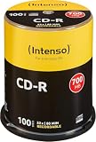 Intenso 1001126 CD-R 100er Spindel 700MB 52x Speed CD-Rohlinge