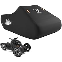 EVRBUL 3-Wheel Vehicles Cover Dustproof and Waterproof Full Motorcycle Cover Compatible with Can-Am Ryker 600 Ryker 900 Ryker Sport Ryker Rally Edition Fit up to 103"