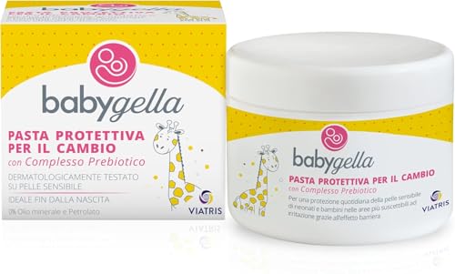 Babygella Pasta protectora Babygella para cambiar pañal maceta de 150 ml con Complejo Prebiótico