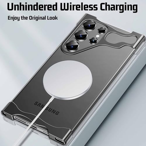 Coque en métal Samsung S23 Ultra minimaliste haut de gamme sans cadre premium