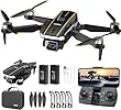 Robuster bürstenloser Motor-Drohne mit Kamera für Anfänger, CHUBORY A68 WiFi FPV Quadcopter mit 2K HD-Kamera, automatischer Schwebe, 3D-Flips, kopfloser Modus, Trajektorienflug, 2 Batterien