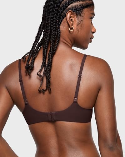 Image of INLYRIC Women's Inbarely Plus Plunge Bra - Unlined Underwire Sexy Demi Balconette Bras