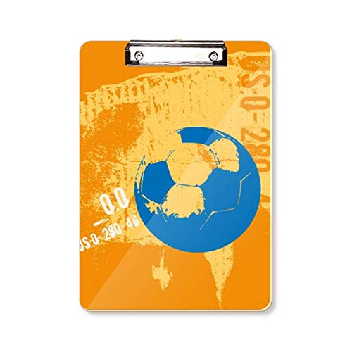 Porte-bloc A4 avec motif football américain et plaque rigide