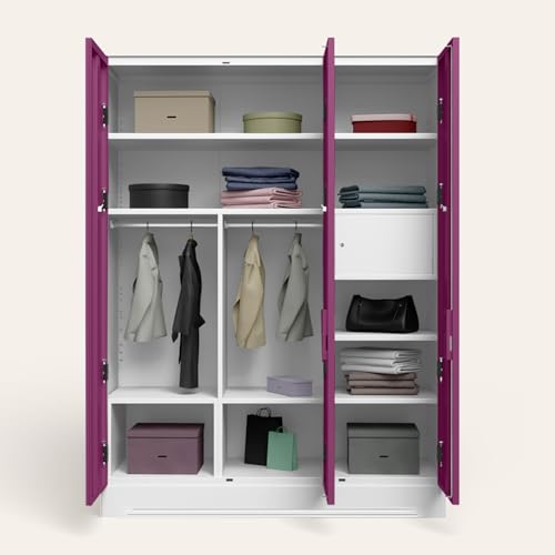 Image of Interio by Godrej Slimline XL 3-Door Steel Almirah