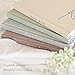 Wedding Guest Book With Clear Photo Corners Self Adhesive Stickers - Linen Photo Guestbook to Sign at Bridal Shower or Wedding Reception Party - 100 Pages - Half Blank and Lined Thick Paper Books