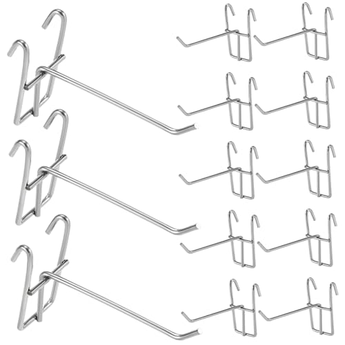 ULTECHNOVO Multifunctional Hooks 30 Pack of Mesh Hooks for Kitchen Bathroom Laundry Room
