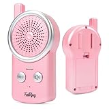 50 Seconds Voice Recorder with Playback, Kids Toy Voice Recorder, Simple Digital Recorder for Quick Note-Taking, Small 2-Button Dictaphone for Toddlers/Seniors - Pink