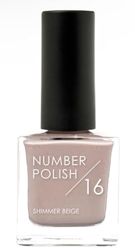 D-UP ナンバーポリッシュ 1個 ダーマル フェイスシートマスク 1枚 (16 Shimmer Beige)