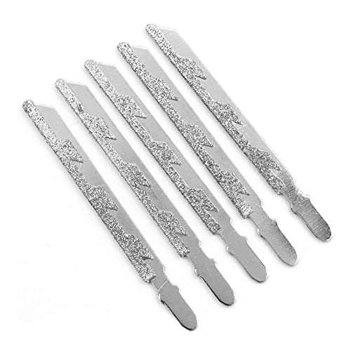 JUSTHENGGUANG T-shank Diamond Jigsaw Blade for Marble Stone Granite Tile Ceramic Cutting Diamond Jig Saw Blades T-shank Jigsaw Blade Home Tool saw blade