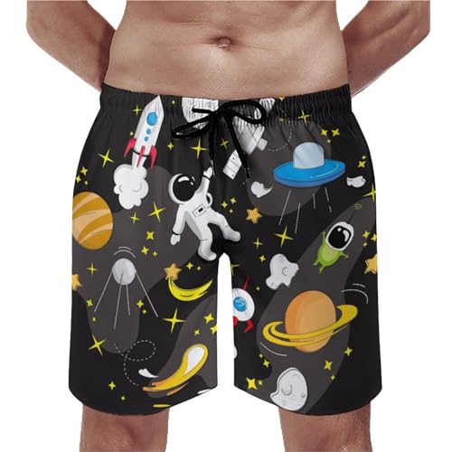 Short de bain homme planète de l'espace idéal pour vos vacances à la plage