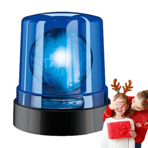 Yhsioaklo Gyrophare pour Enfant – Sirène de Pompier avec Lumière Flash Magnétique | Jouet de Véhicule d'urgence | Accessoire de Fête et Lampe de Sécurité