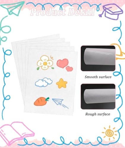 Image of 30pcs Shrink Plastic Sheets, DIY Craft Paper Sheets for Jewellery Making, Heat Shrink Plastic Sheets for Art Projects, 20x14.5 cm Size, Ideal for Kids Crafts and Gift Making Activities