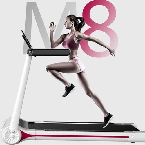 Image of Folding Treadmill,Home Treadmills,Electric Motorized Running Machine,with High-End LED Al Display,Distance,Calories,Speed,Etc.2.5HP Power,12.8KM /H Max Speed