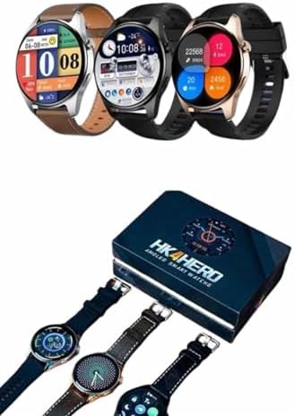 Yeni Nesil Akıllı Saat Çift Kordonlu 1.5 Inç Yuvarlak Ekran GPS ve NFC Uyumlu, Ürün Kodu: TEK-ED2A26907DCFF6ECA189D-CAN - Görsel 3