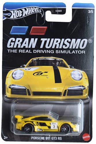 Image of Hot Wheels Porsche 911 GT3 RS, The Real Driving Simulator [Yellow] 3 /5