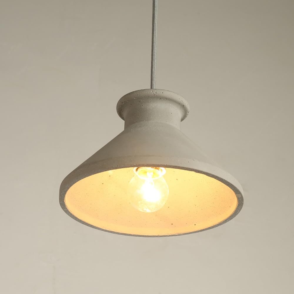 Lampe suspendue en pierre Wabi Sabi pour îlot de cuisine et salle à manger rétro