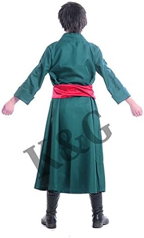 Amazon One Piece アニメ ワンピース ロロノア ゾロ風 コスプレ衣装 子供サイズ 110cm キッズコスチューム おもちゃ