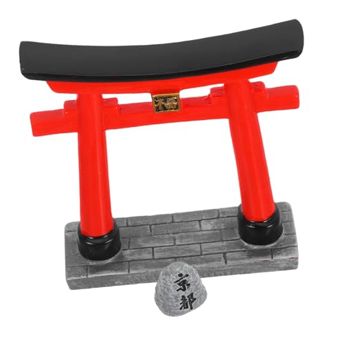 Amosfun Juego De Modelo De Puerta Torii Japonesa para Decoración De Peceras, Micropaisaje, Macetas, Diseño De Bonsái, Modelo Torii De En Miniatura, 1 Juego