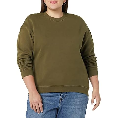Goodthreads Damen Heritage Fleece-Sweatshirt mit Rundhalsausschnitt Cover