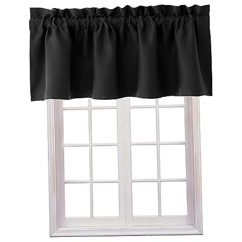 eurNhrN Rideaux Courts à cantonnière Cover