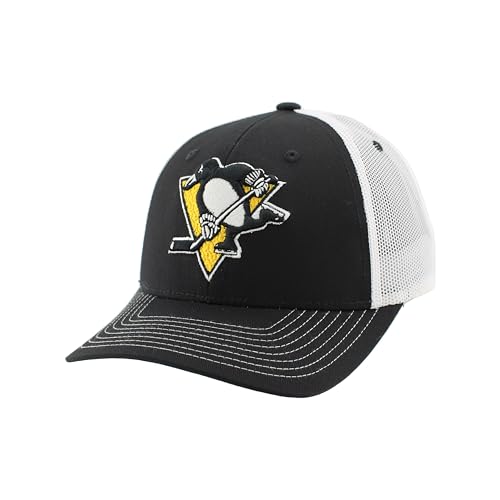 Image of ZHATS NHL Unisex-Adult NHL Officially Licensed Adjustable Snapback Hat Dakota Icon Team Color