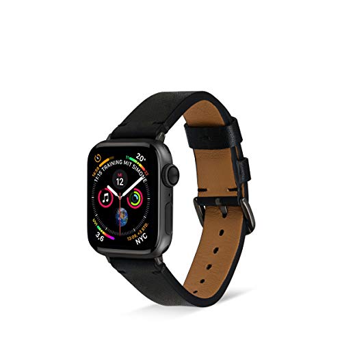 Artwizz WatchBand Leather kompatibel mit Apple Watch Series 11-1 & SE (42/41/40/38mm)… – Ansicht 1
