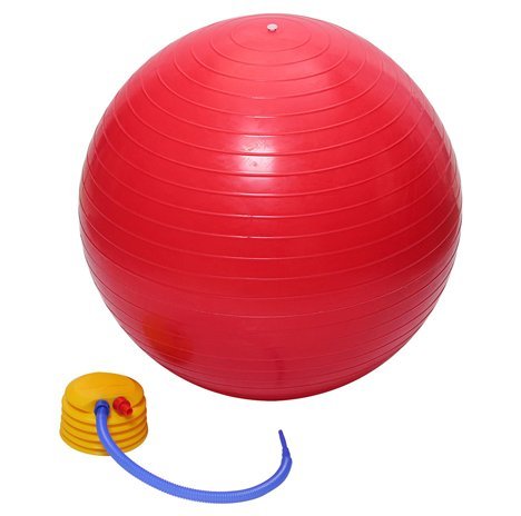 Mezon's Anti Burst Gym Ball With Foot Pump Exerciser (Multi Color)-image-38