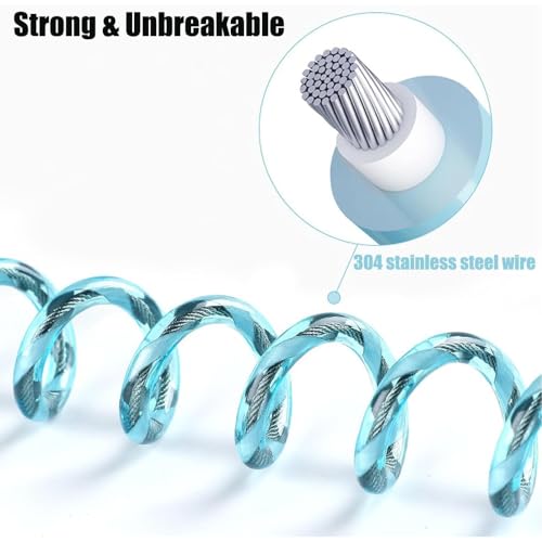 Fantastic-Kids-Toys 150cm Anti-Lost Reflective Wrist Band with Child Safety Lock and Anti-Lost Bracelet for Kids and Infants Safety, Wristbands with Key Lock -Fantastic-Kids-Toys (BLUE)