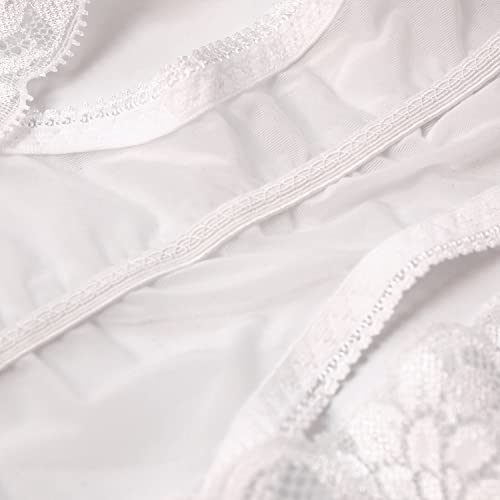 [エグゼキュート] EXECUTE レースくい込みショーツ ホワイト Mサイズ 日本製 セクシーショーツ - 画像5