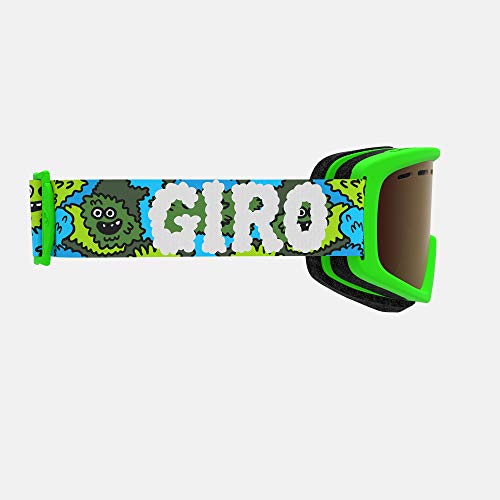 Giro Rev Youth Snow Goggles - Lilnugs Strap With Amber Rose Lens (2021) #TOP2