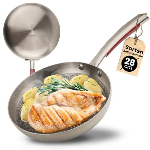 Imagen de KITCH&WITCH Sartenes acero inoxidable 28cm