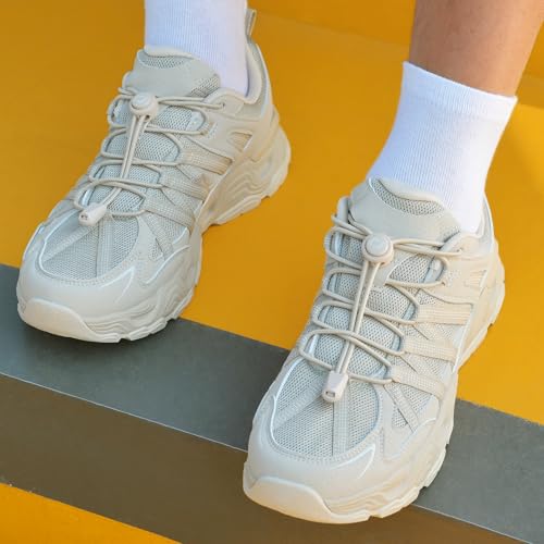 Image of RJ-Sport Tieless Elastic Shoe Laces - Heavy Duty No Tie Shoelaces for Kids and Adult with Strong Lock and Speed Shoestrings