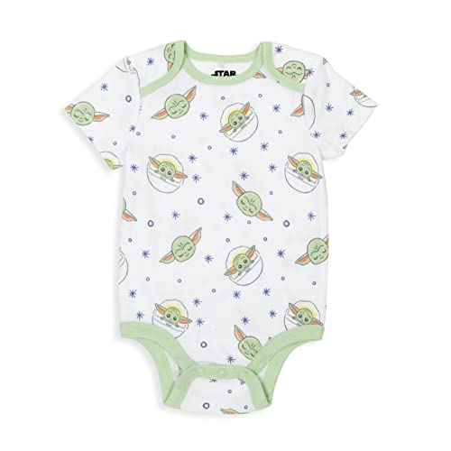 STAR WARS The Mandalorian The Child 5 Pack Short Sleeve Baby Bodysuits Newborn to Infant4