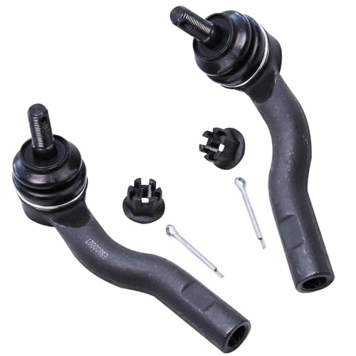 Image of Detroit Axle - Front Lower Control Arms Kit for 2003-2008 Mazda 6 2004 2005 2006 2007, 2 Lower Control Arms w /Ball Joints, 4 Inner & Outer Tie Rods, 2 Sway Bar Links Replacement