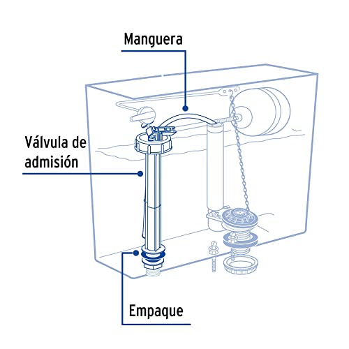 Válvula de llenado para tanque bajo 12 Imagen adicional