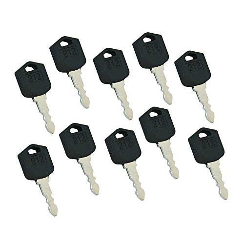 Clés d'allumage Doosan Daewoo 212 D554212 pour chariot élévateur (lot de 10 pièces)