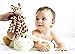 CREVENT Soft Plush Animal Face Security Blankets for Boys and Girls, Great Gifts for Birthday Baby Shower(Brown Giraffe)