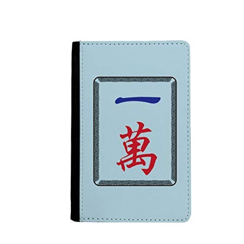 Porte-carte Mahjong Million 1 Carreaux, portefeuille de voyage multicolore 3.7x5.8"