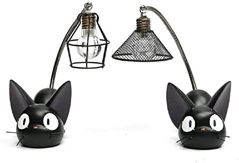 Anime Studio Ghibli Miyazaki Jiji Cat Night Light Children Cartoon Lamp Led Lamp for Children Resin Home Decoration,A