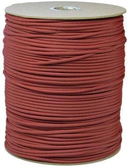 The Paracord Store | Type III 550 Paracord - 1000 FT Spool, Burgundy Red | Heavy Duty 7 Strand Tactical Paracord - USA Made Nylon Outdoor Parachute Cord for Camping, Fishing & More - Survival Cord