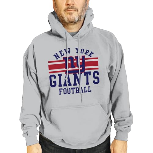 Team Fan Apparel NFL Team Stripe - Sudadera con capucha para hombre y mujer, hecha de algodón y poliéster