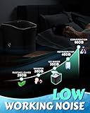 Ice Maker Machine, 15Kg/Day Ice Cube Maker, 9 Cubes in 6 Mins Ice Machine for Home, 2 Sizes Bullet Ice Maker Machine Counter Top, 1.5L, Ice Scoop & Basket, Self-Cleaning, Portable Handle, Bar, Office - Image 7