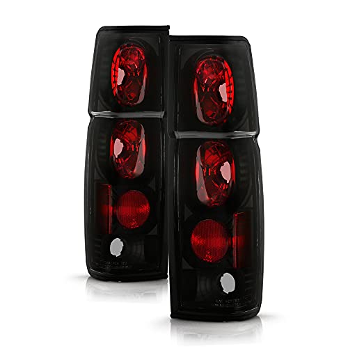 AKKON - For 1986-1997 Nissan Hardbody D21 Pickup Truck Black Smoked Tail Brake Lights Lamp Left + Right Pair AKKON - For 1986-1997 Nissan Hardbody D21 Pickup Truck Black Smoked Tail Brake Lights Lamp Left + Right Pair