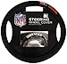 Fremont Die NFL Cleveland Browns Poly-Suede Steering Wheel Cover, Fits Most Standard Size Steering Wheels, Black/Team Colors