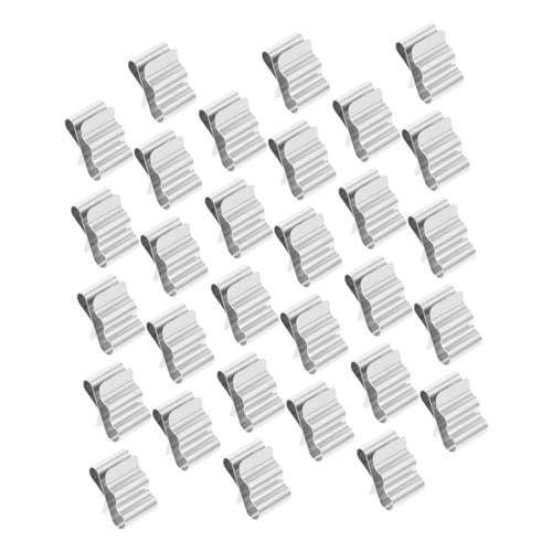 iplusmile 100pièces Clips Câbles Photovoltaïques Acier Inoxydable Serre-câbles Pour Fixation Fils Panneaux Solaires Module Gestion Câble Et Stable