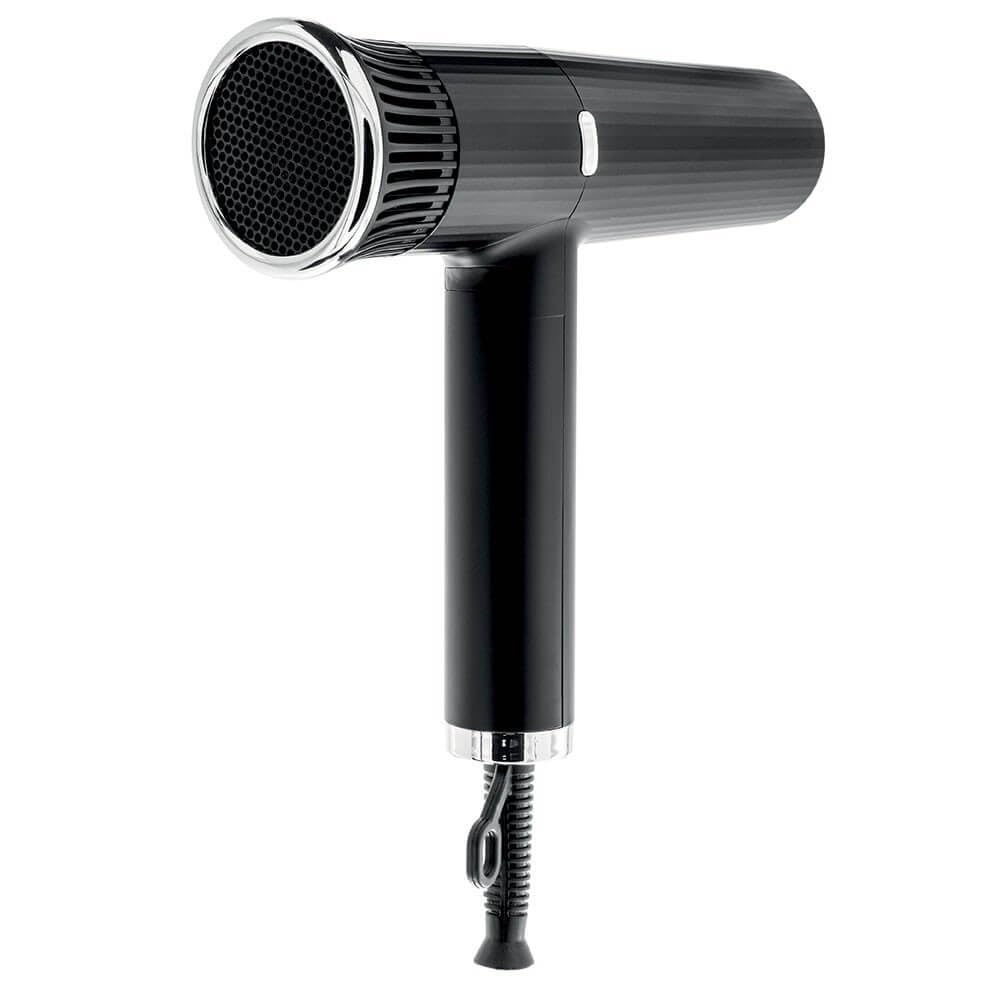 Xanitalia Futura Sèche-cheveux professionnel en céramique tourmaline 1800 W avec diffuseur, 110 000 tr/min, bouton air froid, générateur d'ions négatifs, 3 flux d'air et 3 niveaux de chauffage, bleu